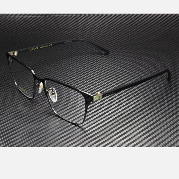 Gucci Men's Eyeglasses Rectangular 56mm - Picture 1 of 5